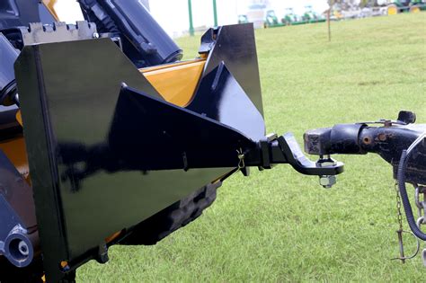 dump trailer hold skid steer|skid steer trailer moving attachment.